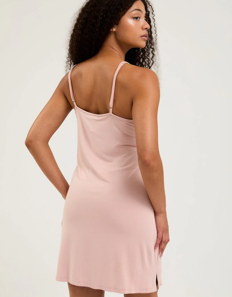 Bamboo Chemise Nightdress in Pink