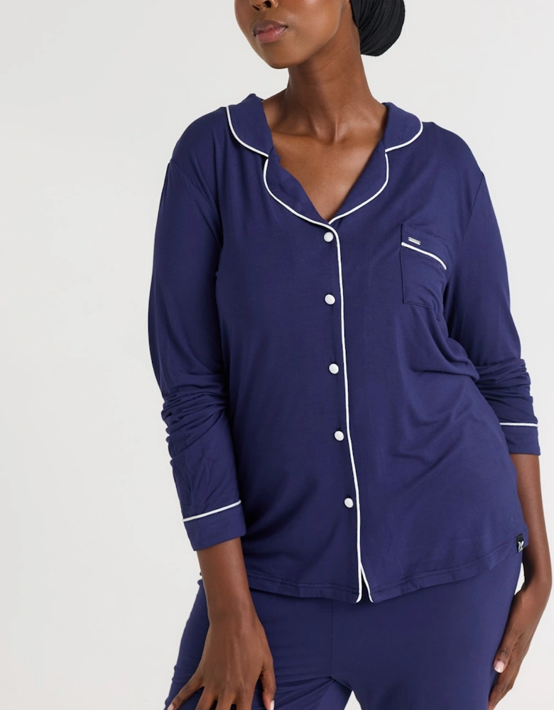 Bamboo Pyjama Set in Midnight