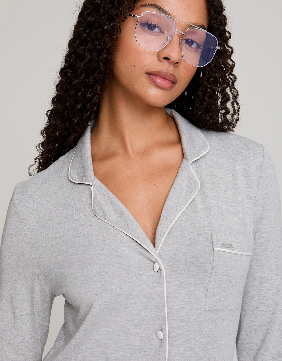 Bamboo Nightshirt in Grey Marl, 5 of 4
