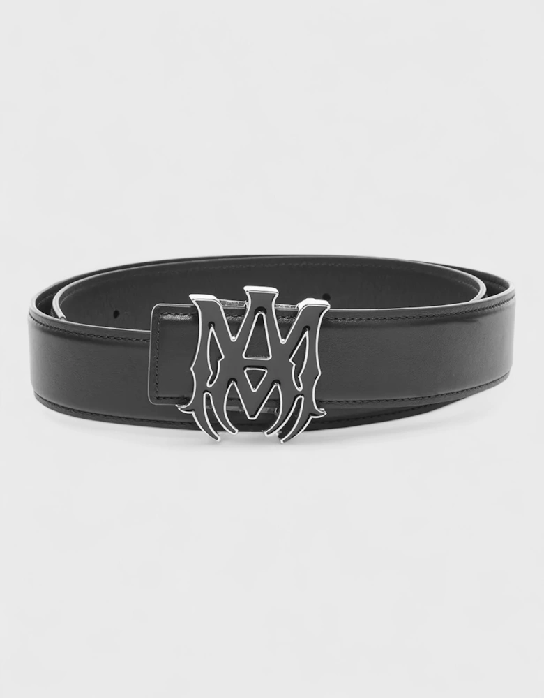 4CM Enamel MA Belt Black