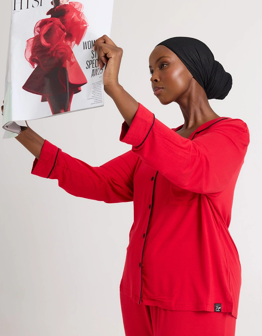 Bamboo Pyjama Set in Red