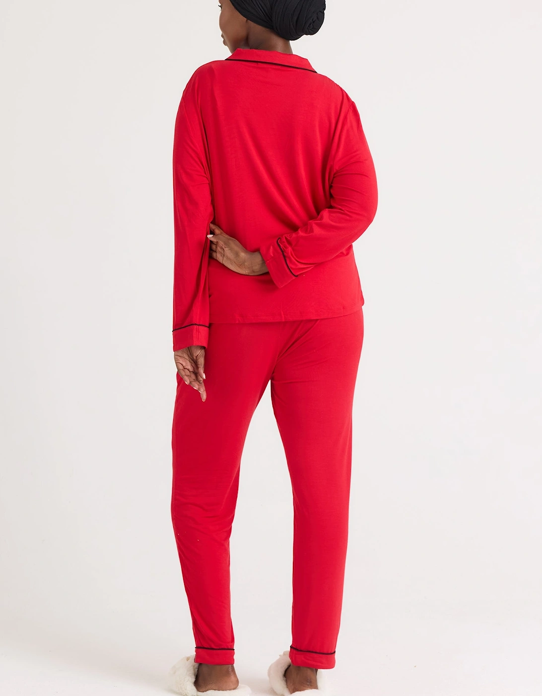 Bamboo Pyjama Set in Red