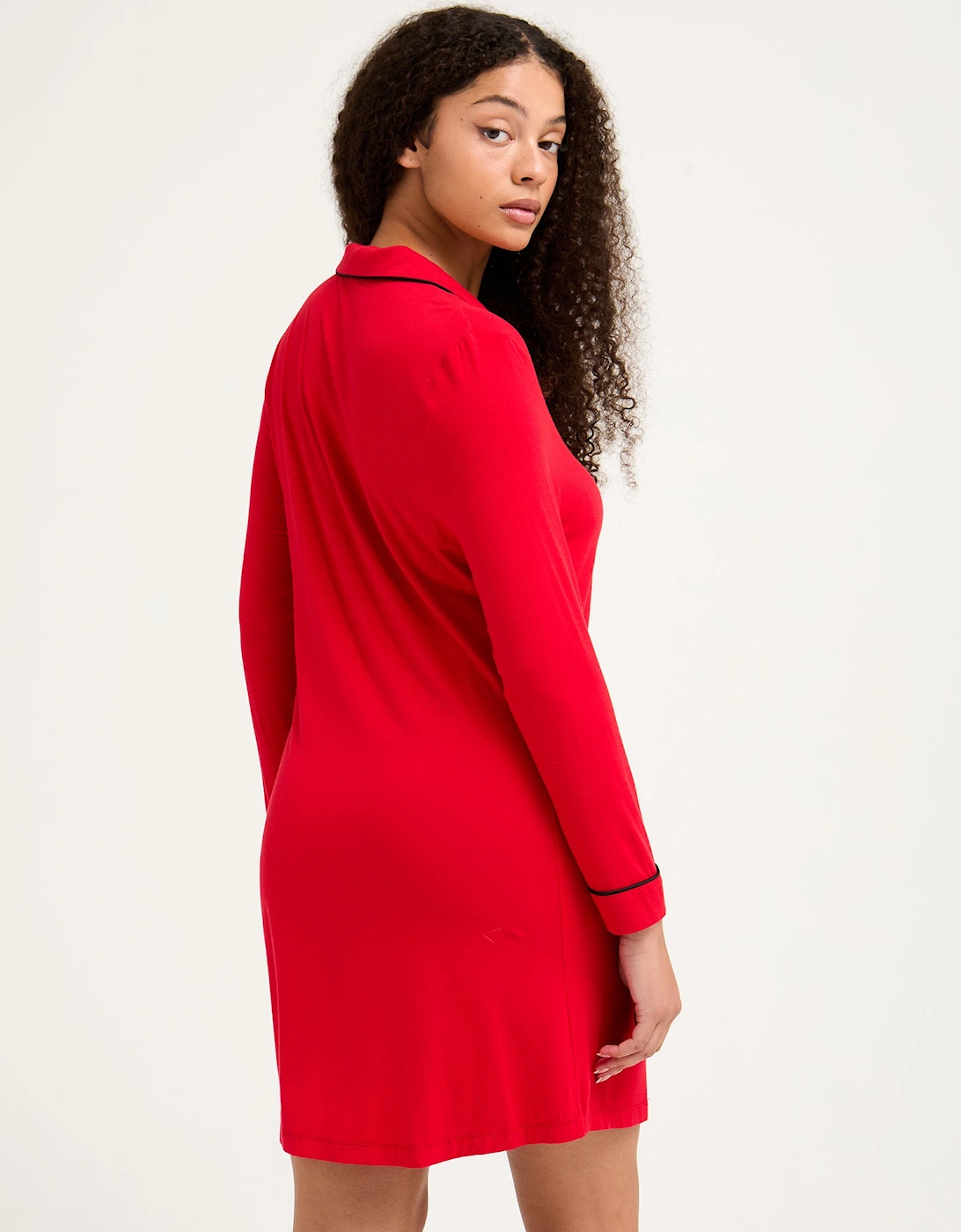 Bamboo Nightshirt in Red