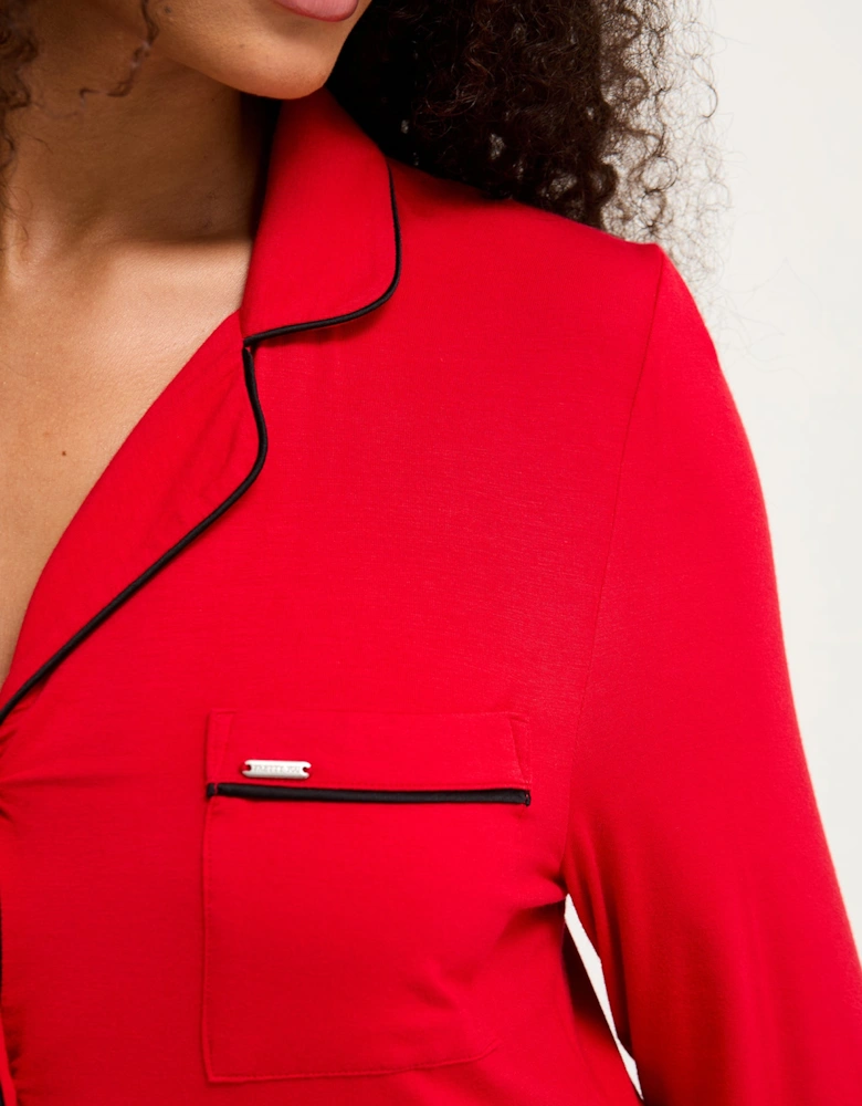 Bamboo Nightshirt in Red