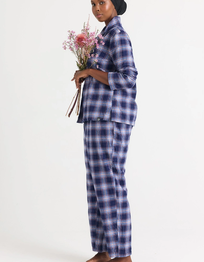 Plaid Pyjama Set in Midnight