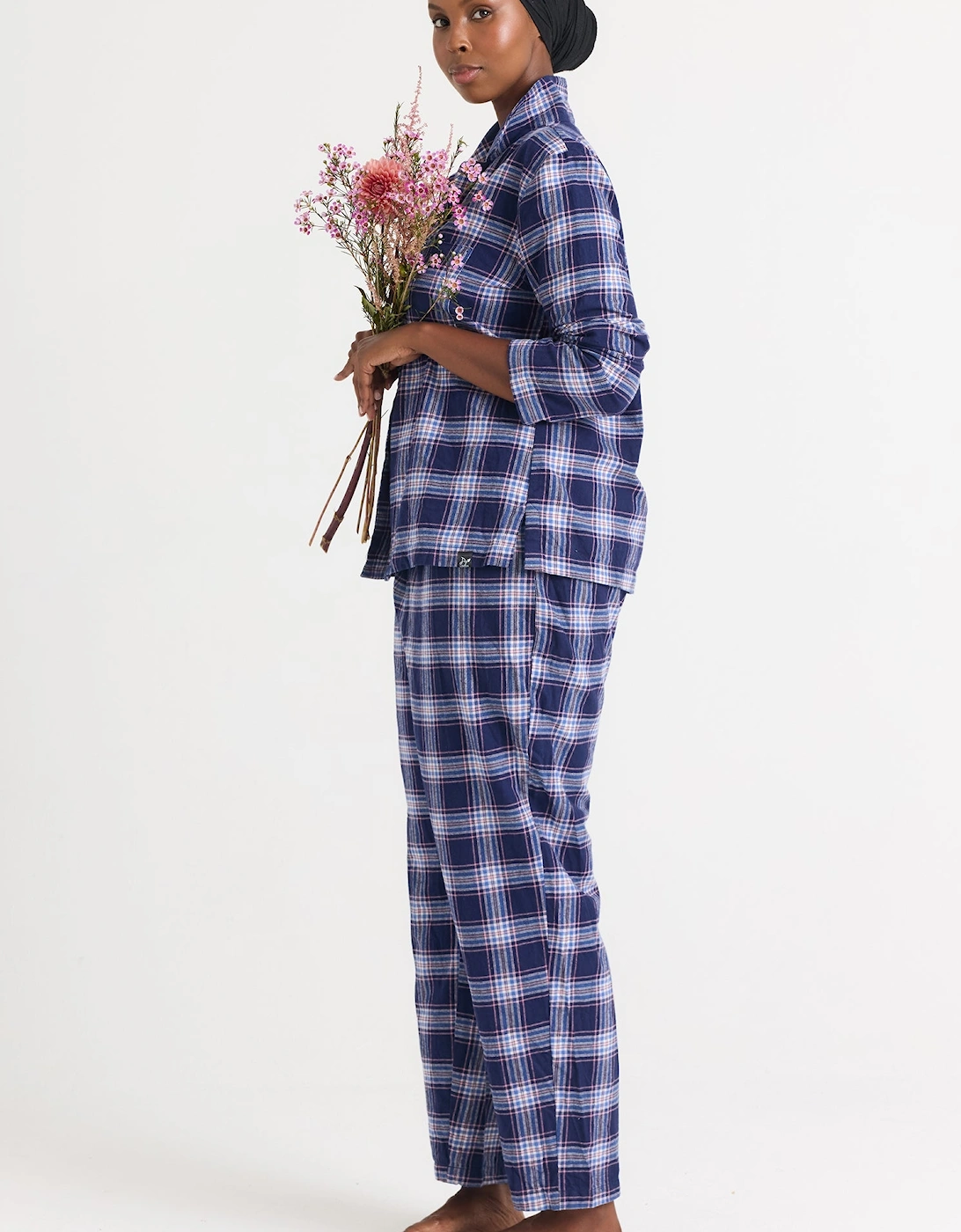 Plaid Pyjama Set in Midnight