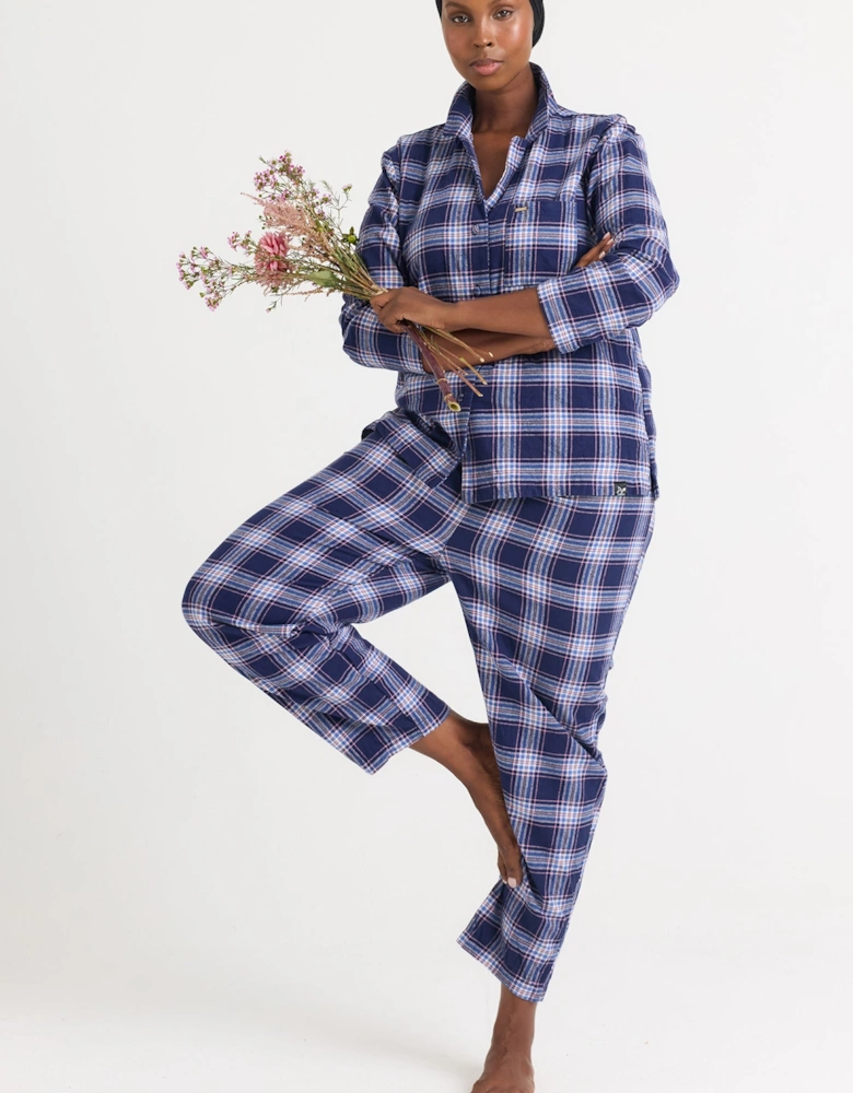 Plaid Pyjama Set in Midnight