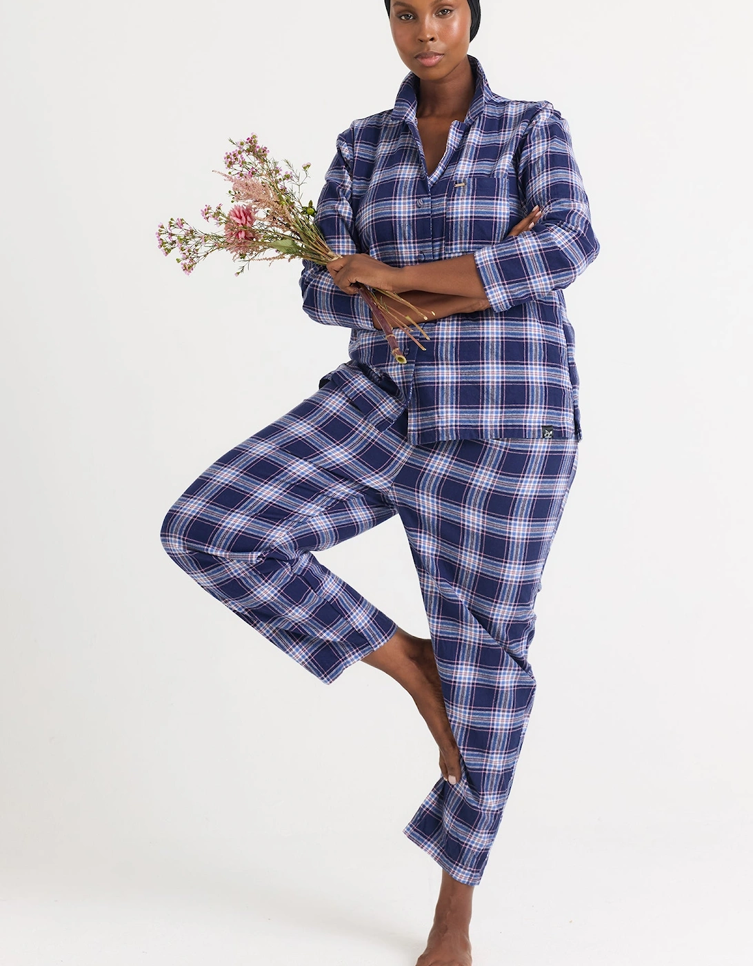 Plaid Pyjama Set in Midnight