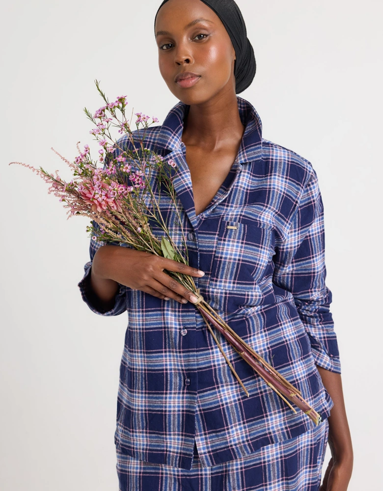 Plaid Pyjama Set in Midnight