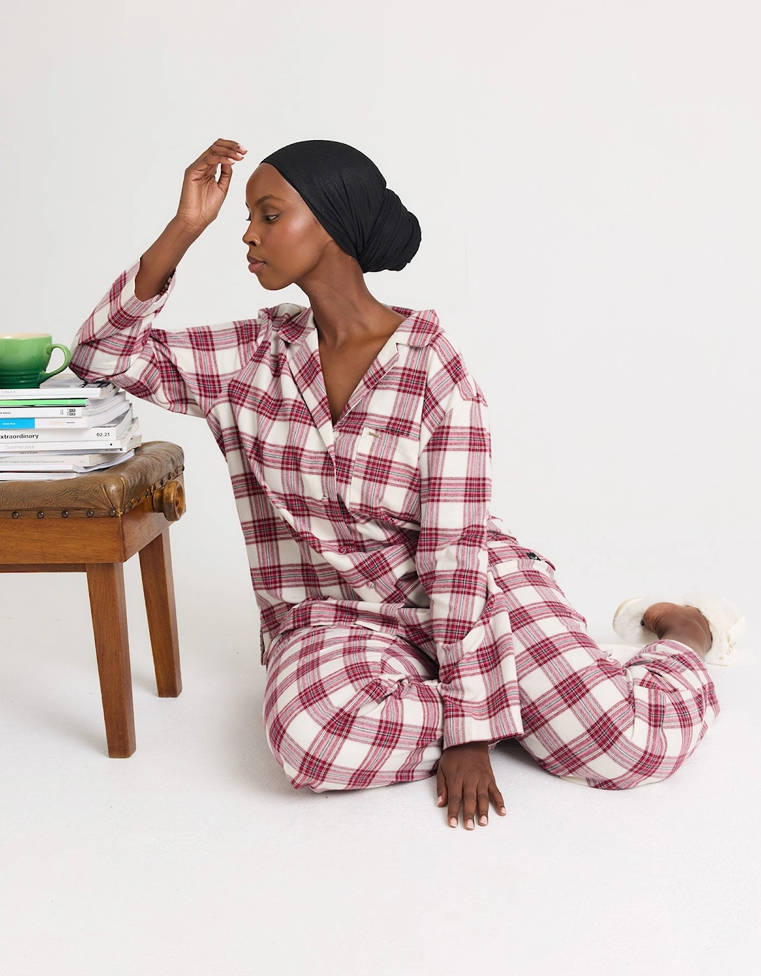 Plaid Pyjama Set in Stone, 9 of 8