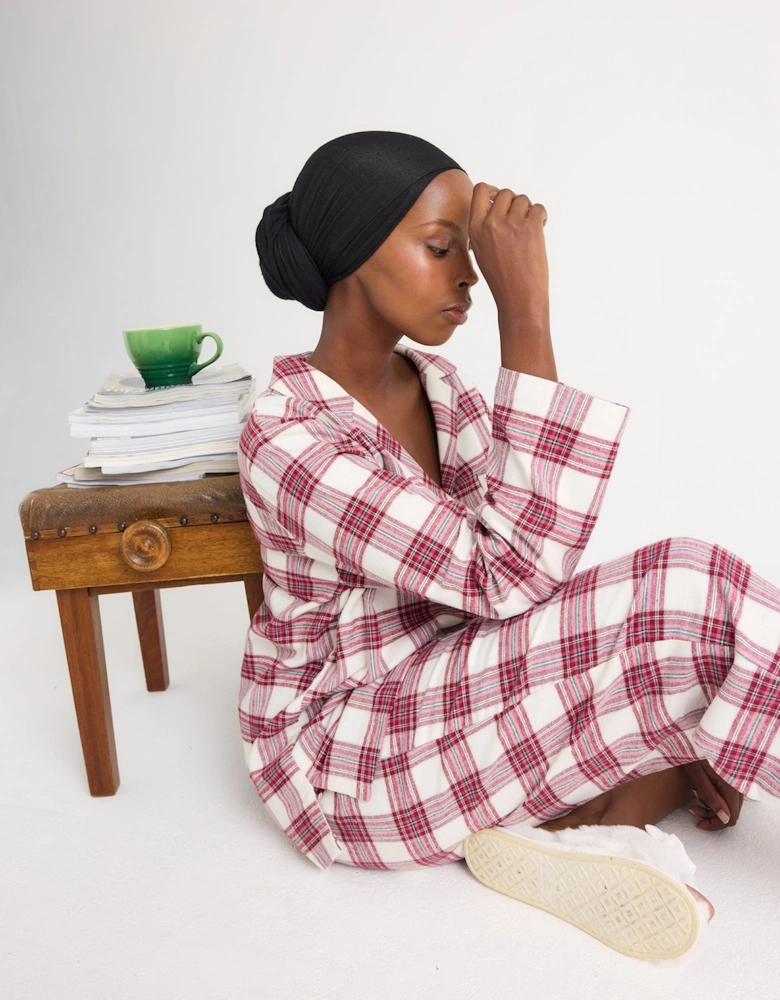 Plaid Pyjama Set in Stone