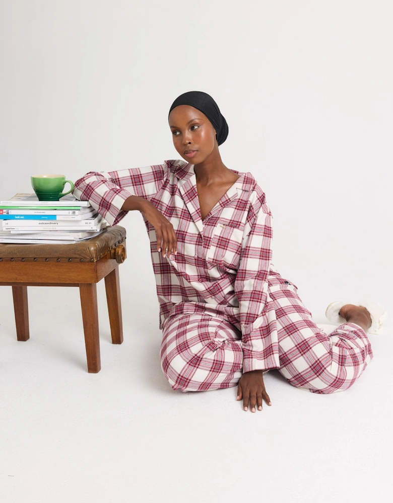 Plaid Pyjama Set in Stone