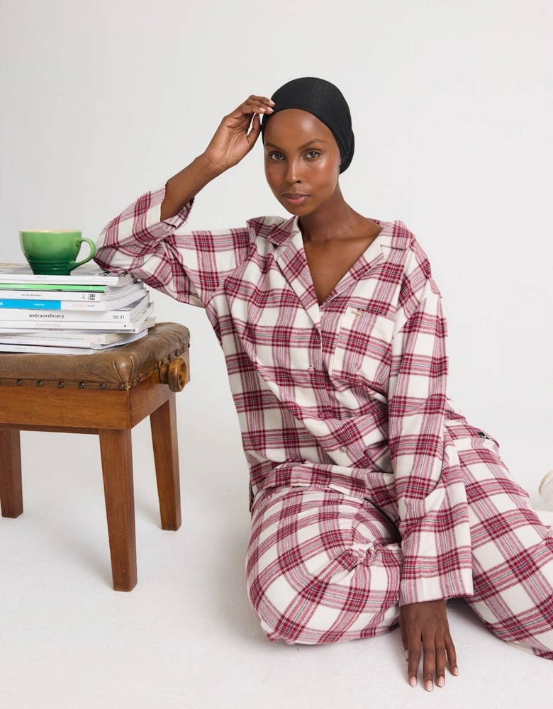 Plaid Pyjama Set in Stone