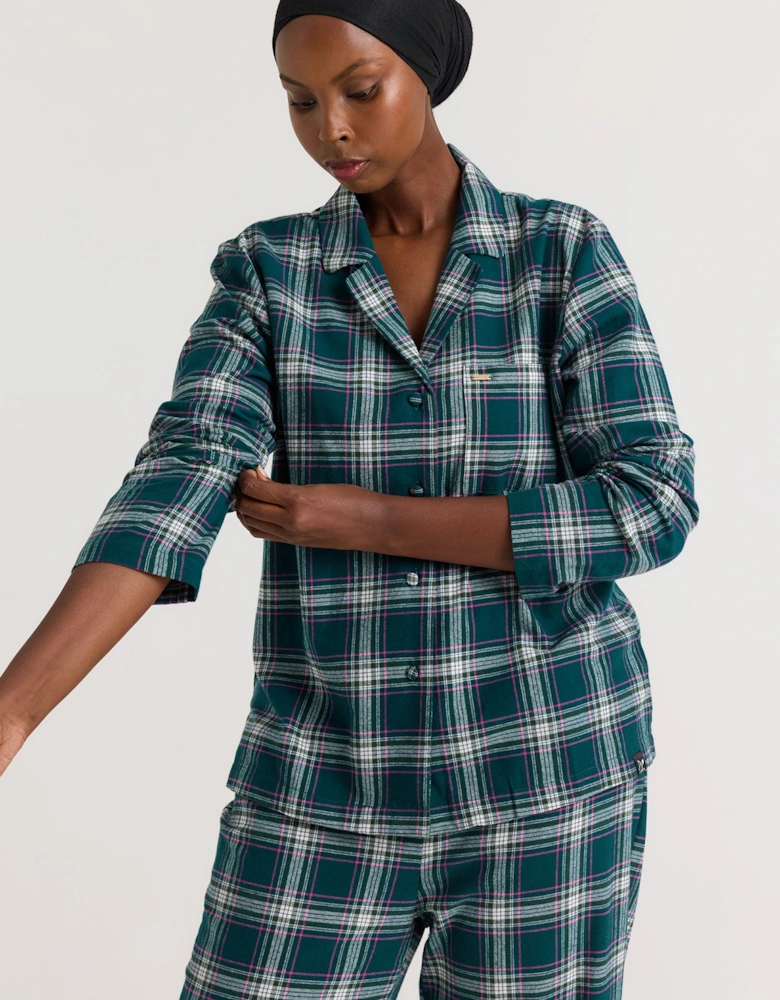 Plaid Pyjama Set in Green