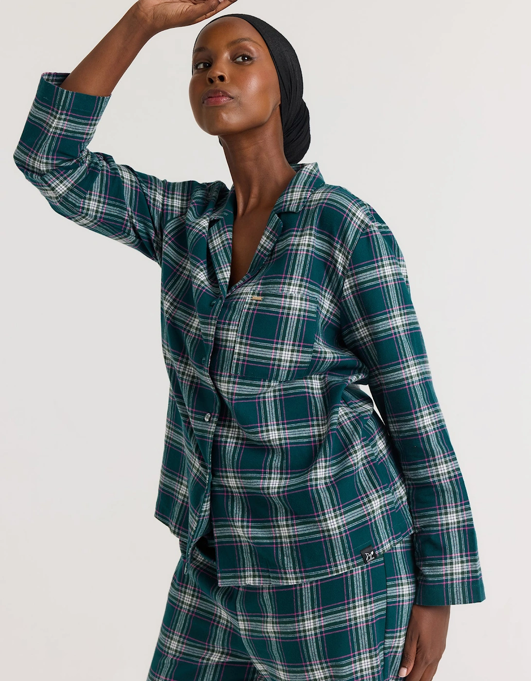 Plaid Pyjama Set in Green