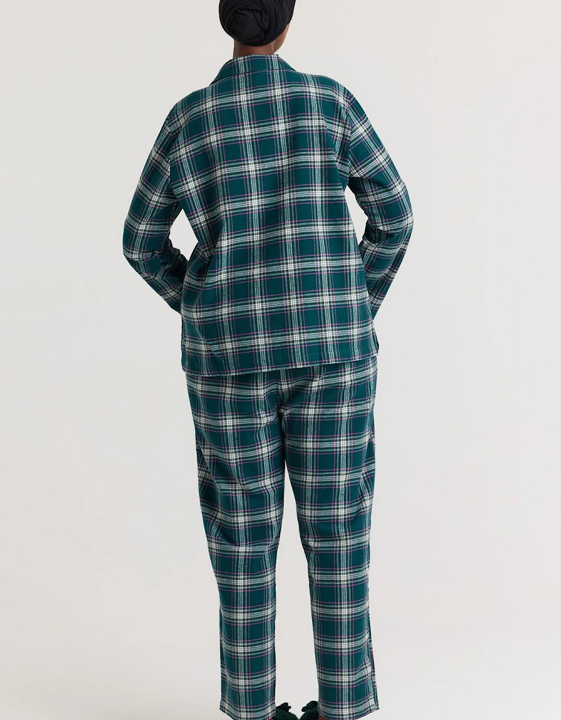 Plaid Pyjama Set in Green