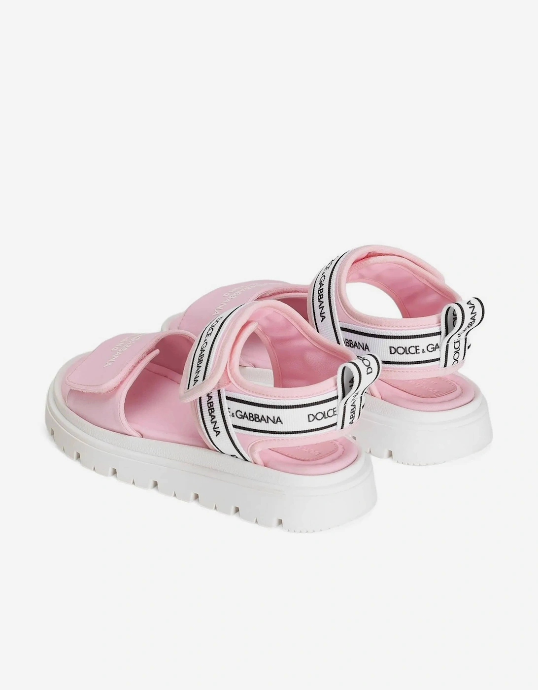 Girls Lycra Velco Strap Sandals in Pink