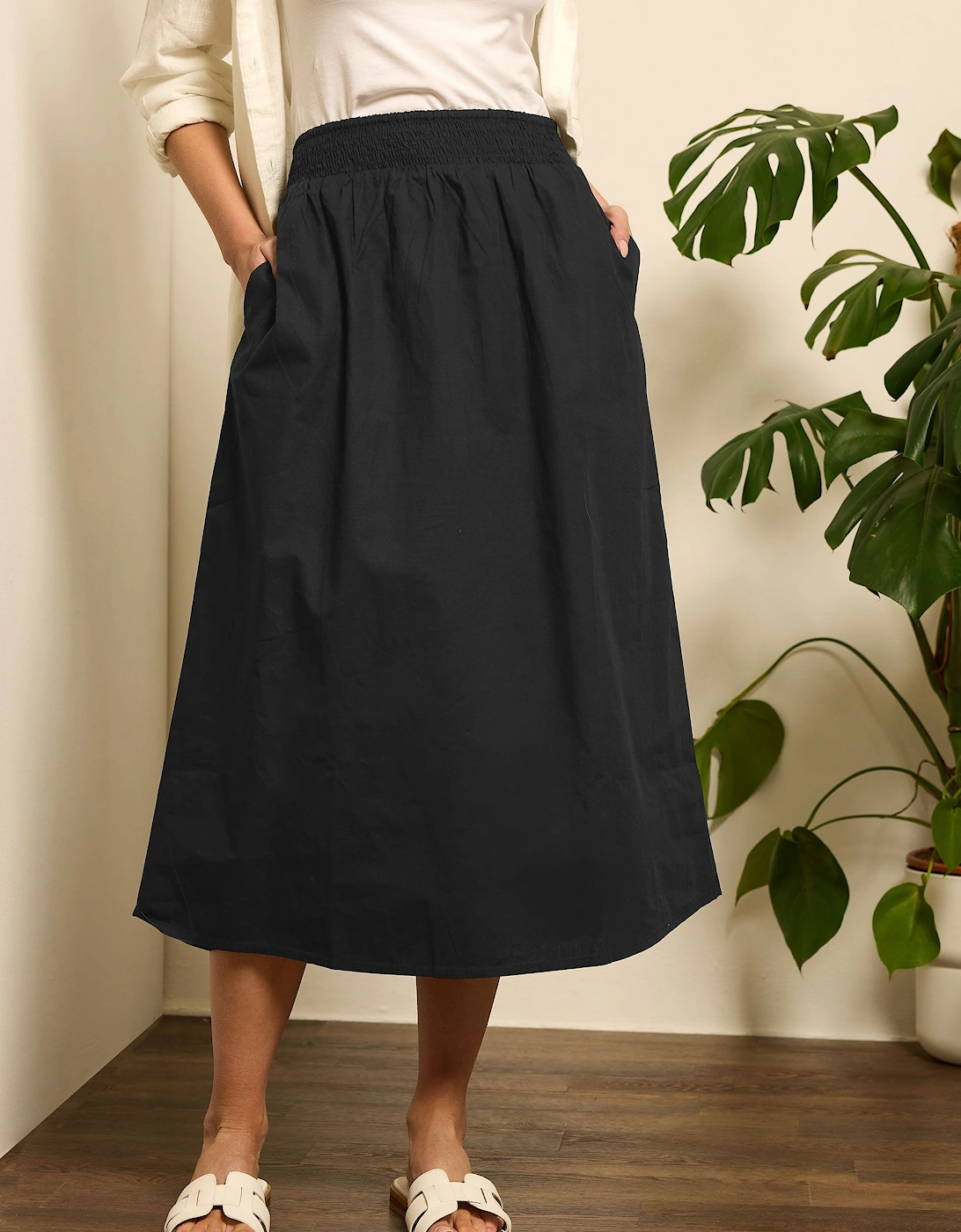 Pocket Detail Midi Skirt, 2 of 1