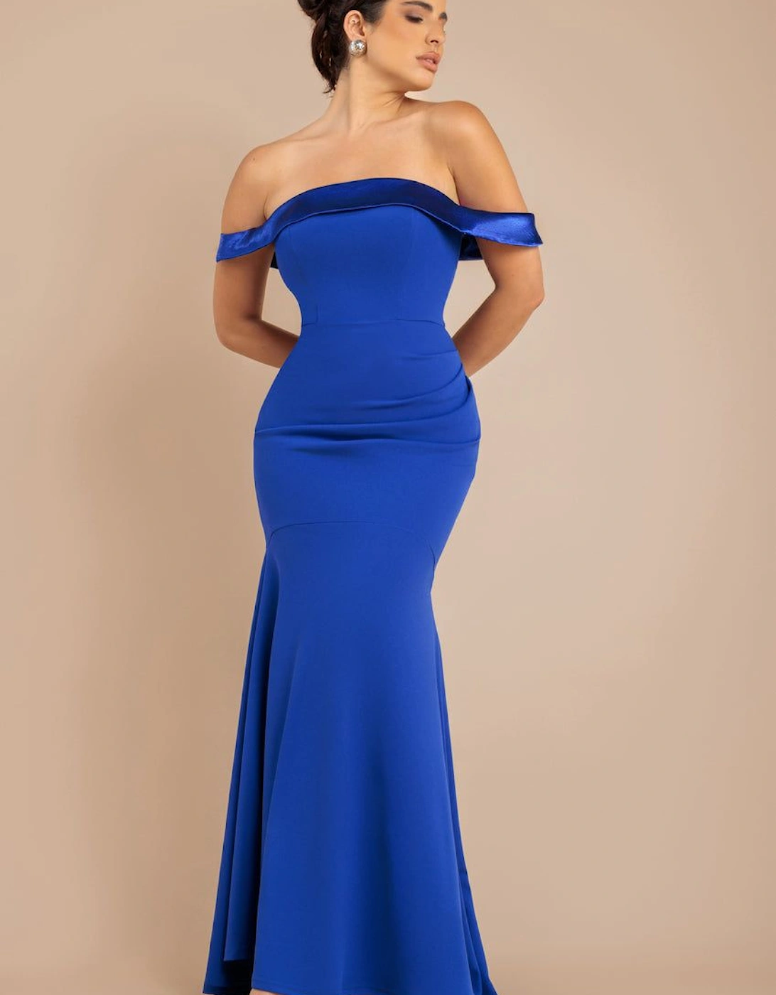 Satin Band Bandeau Maxi Dress, 2 of 1