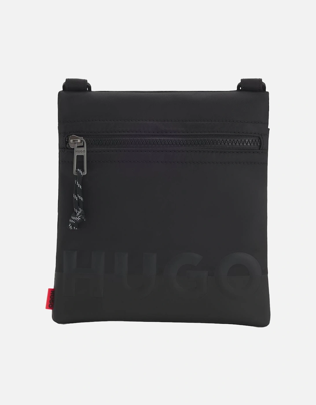 HUGO Nosh Textile Envelope Bag, Black, 3 of 2