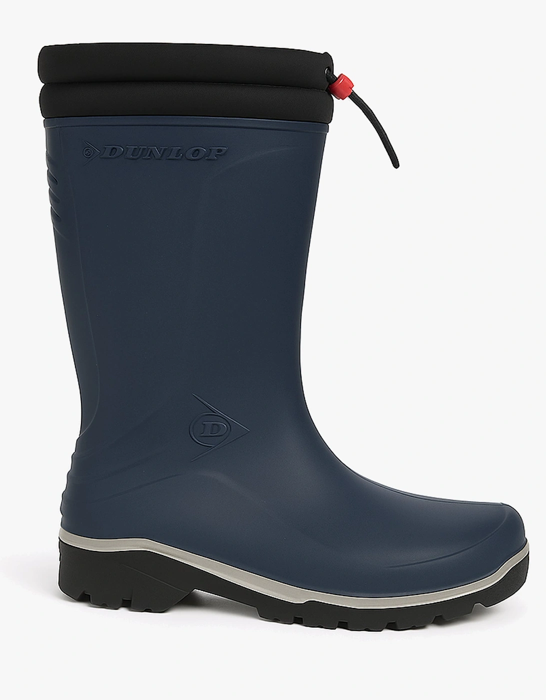 Men's Dunlop BLIZZARD Unisex Warm Lined Wellington Boots Blue - Size: 8