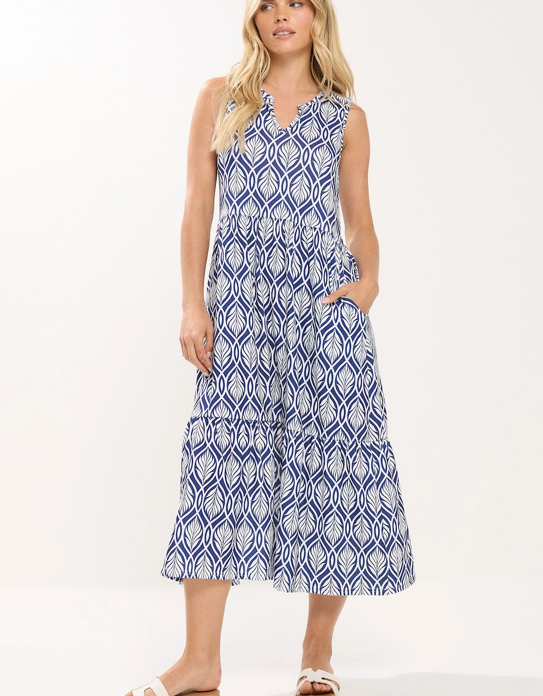Petite Abstract Print Dress, 2 of 1