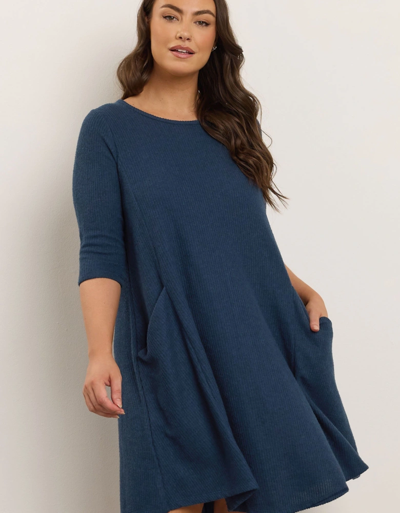 Ribbed Pocket Dress