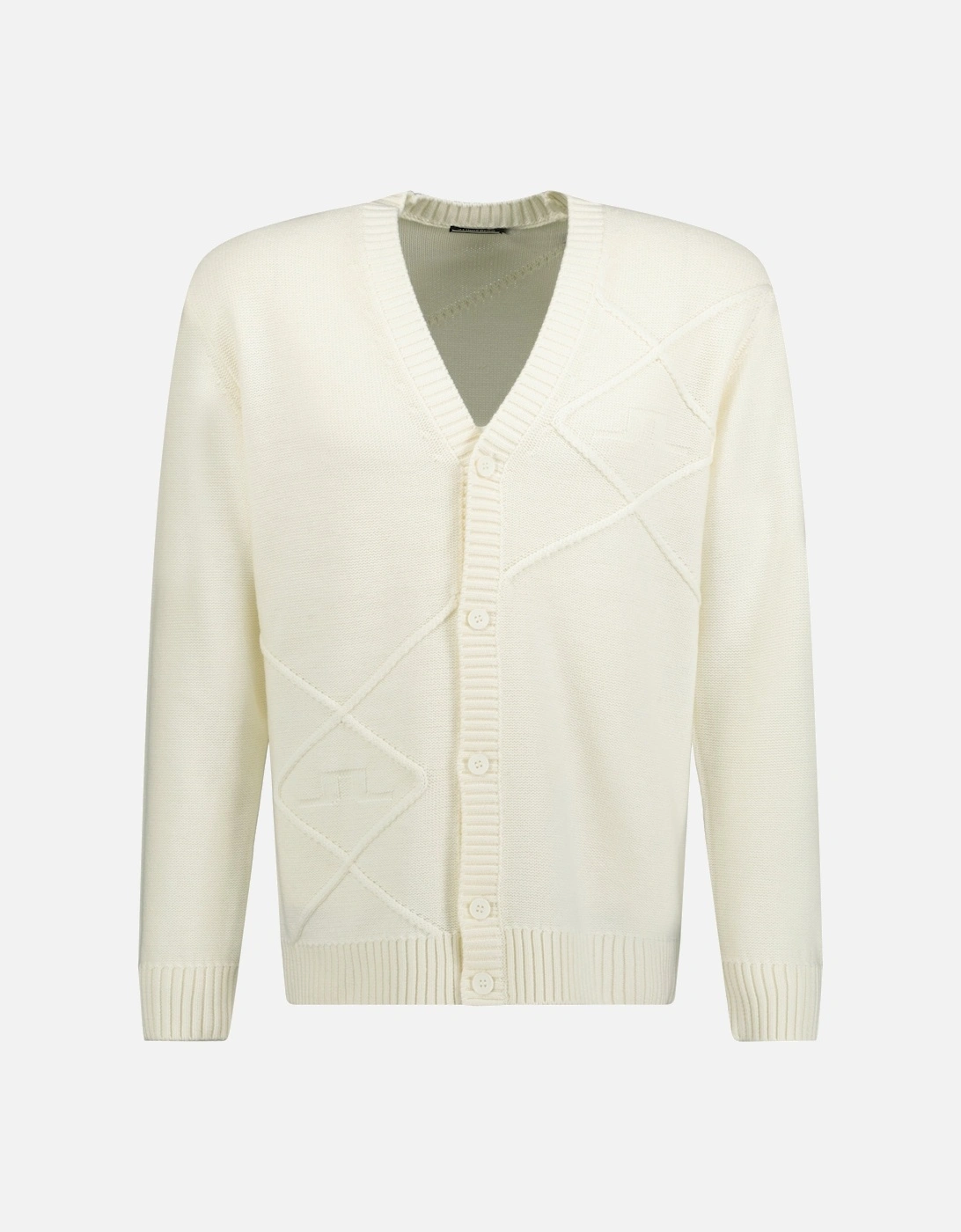J.Lindeberg Clarke Knitted Golf Cardigan White, 6 of 5