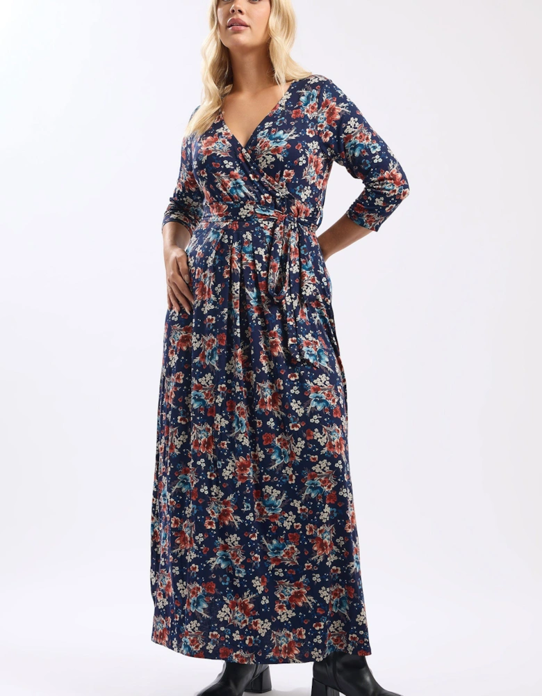 Floral Wrap Dress