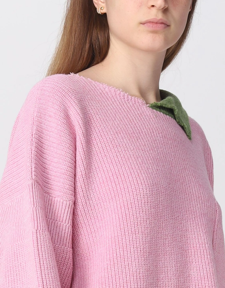 RibKnit Wool Blend Sweater Dress
