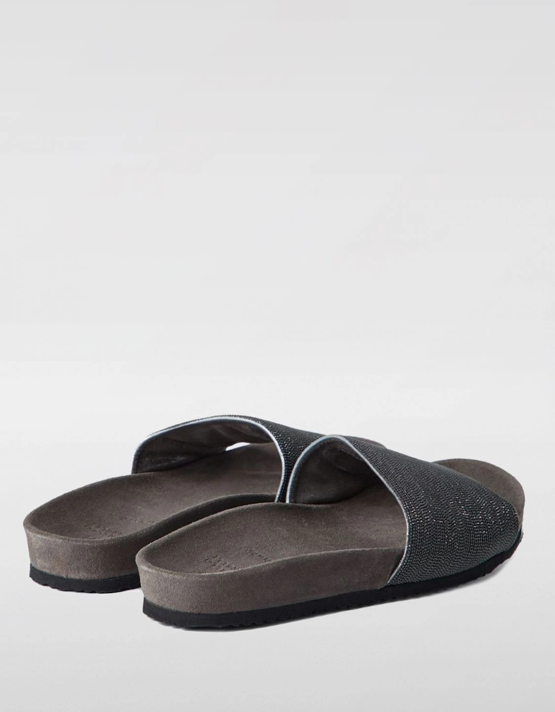 Beaded Slide Sandals