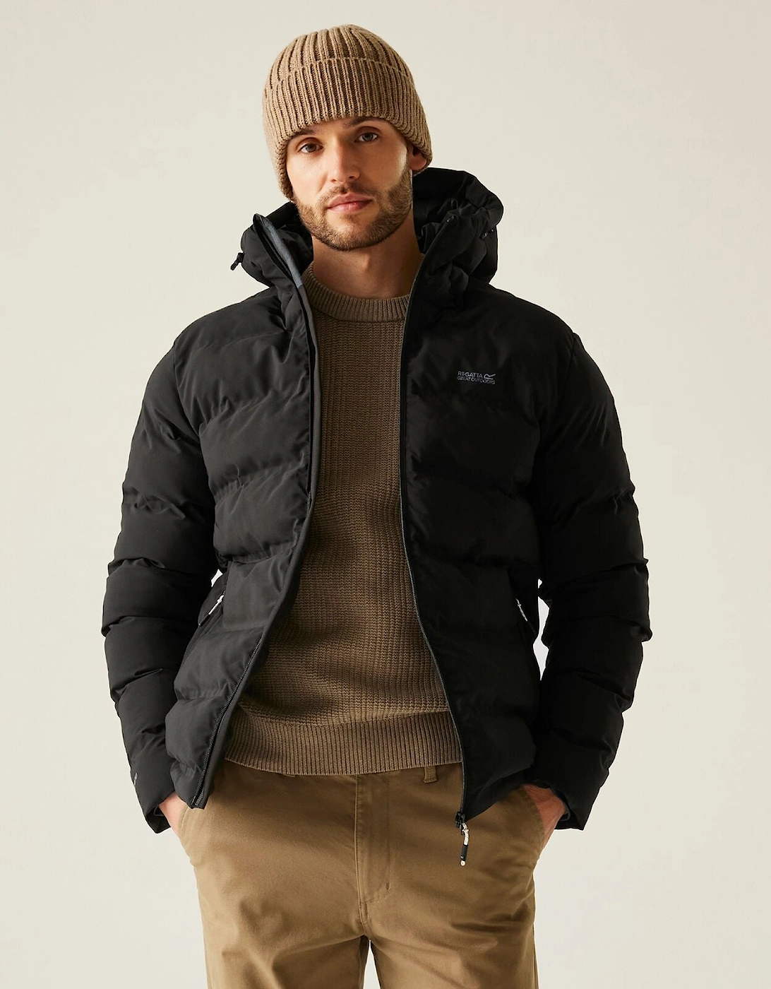 Mens Altoro Thermal Breathable Hooded Padded Jacket, 2 of 1