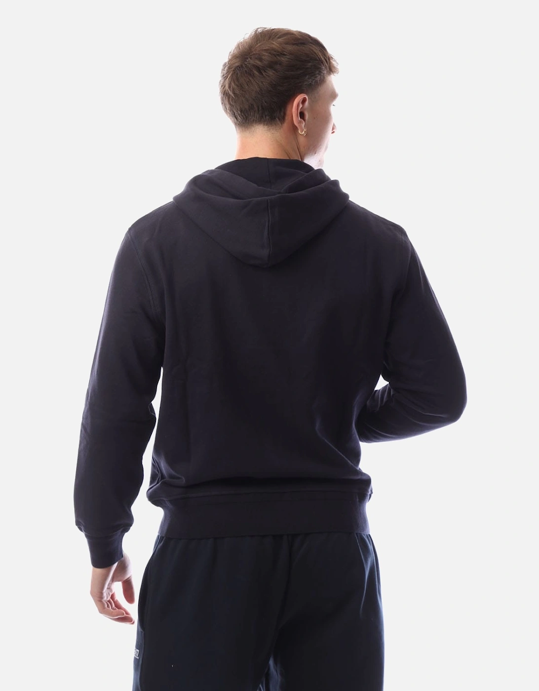 Diagonal Raised Fleece Logo Full-Zip Hoodie