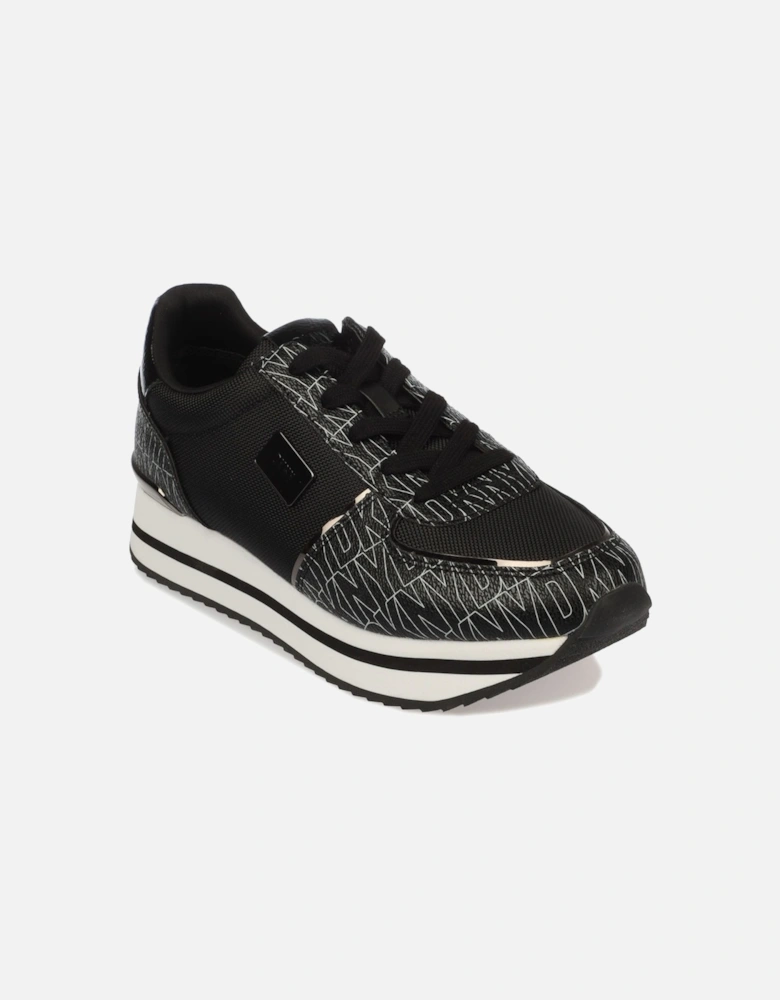 Davie Lace Up Wedge Trainers
