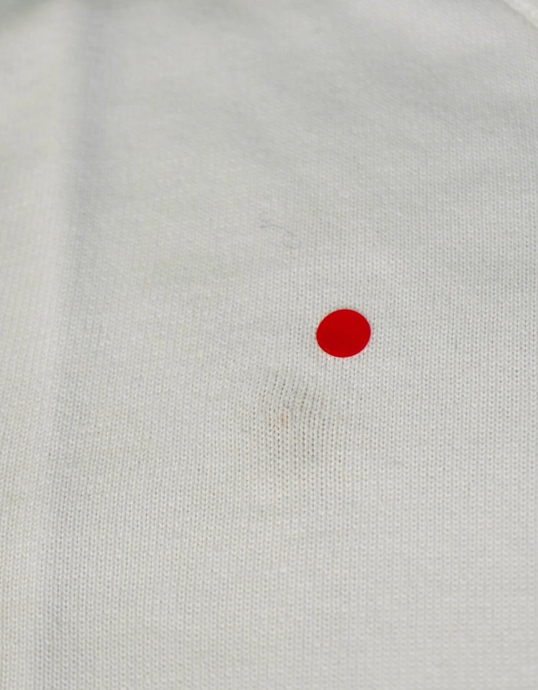 Sea Island Knitted Lens Sweatshirt White (Defect)
