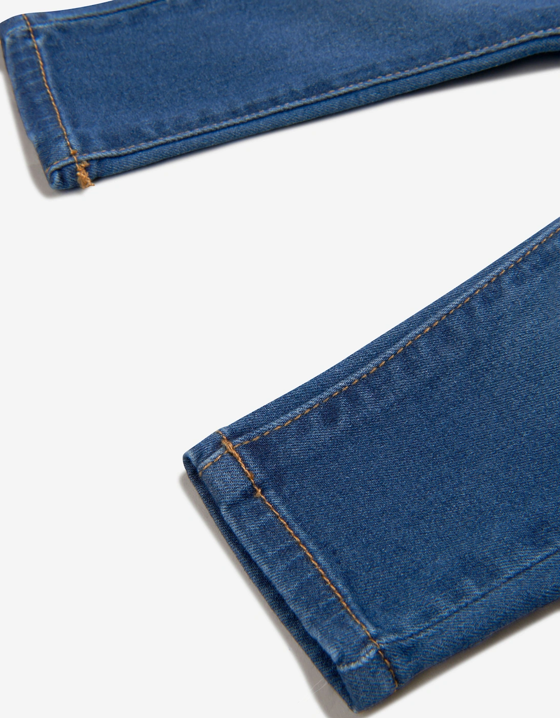 Baby Girls Pull On Skinny Jeans in Blue