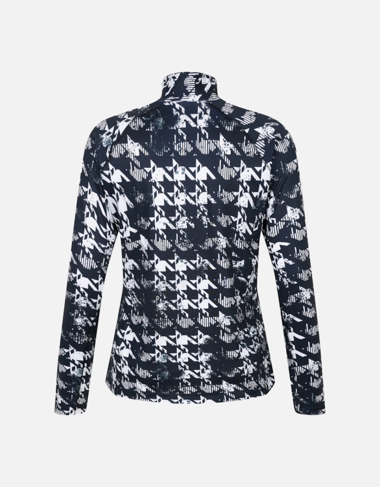 Womens/Ladies Divulge Dogtooth Core Stretch Lightweight Midlayer