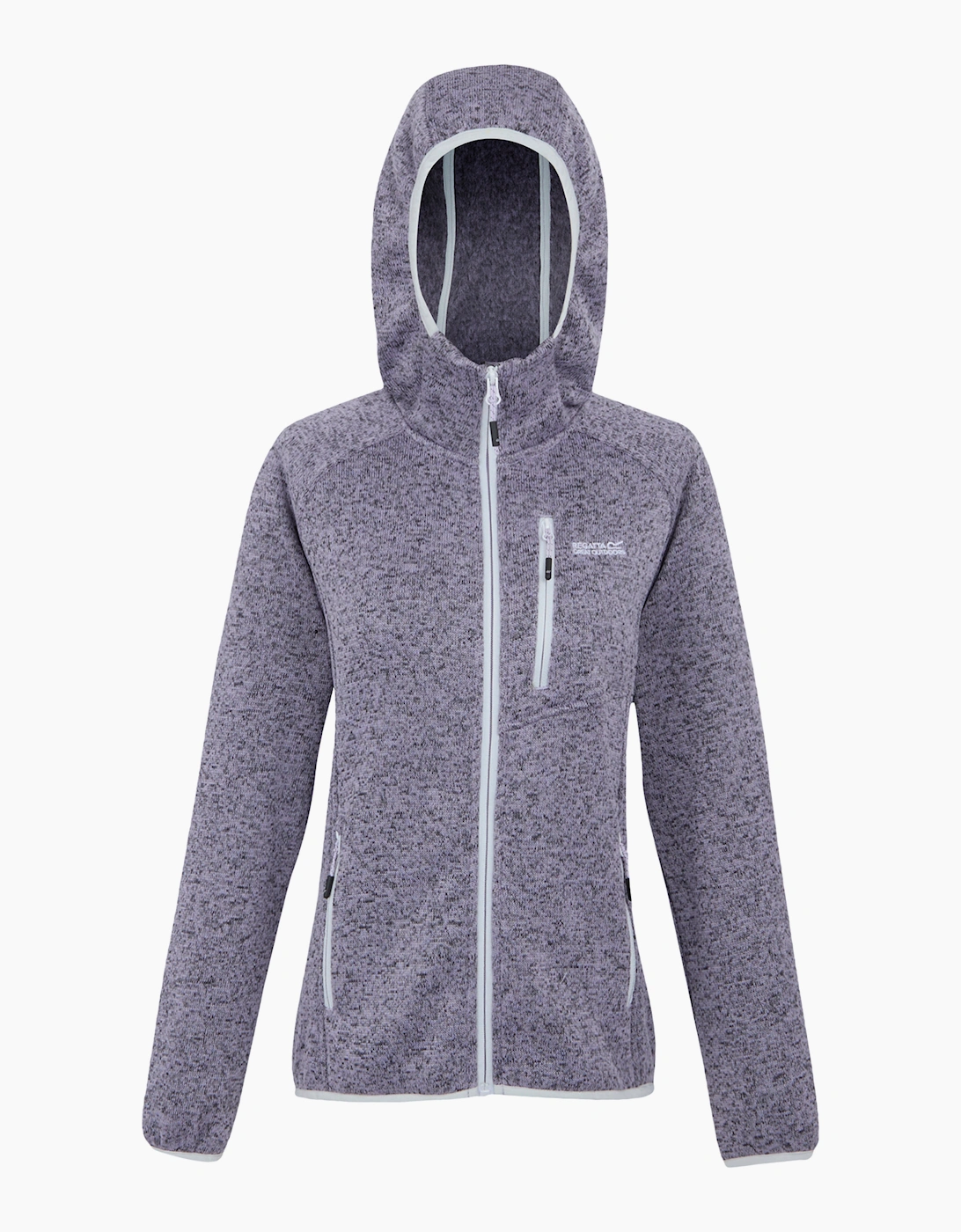 Regatta Women's Wisteria Lilac Hint / Newhill Ii Marl Full Zip Hoodie - Size: 12