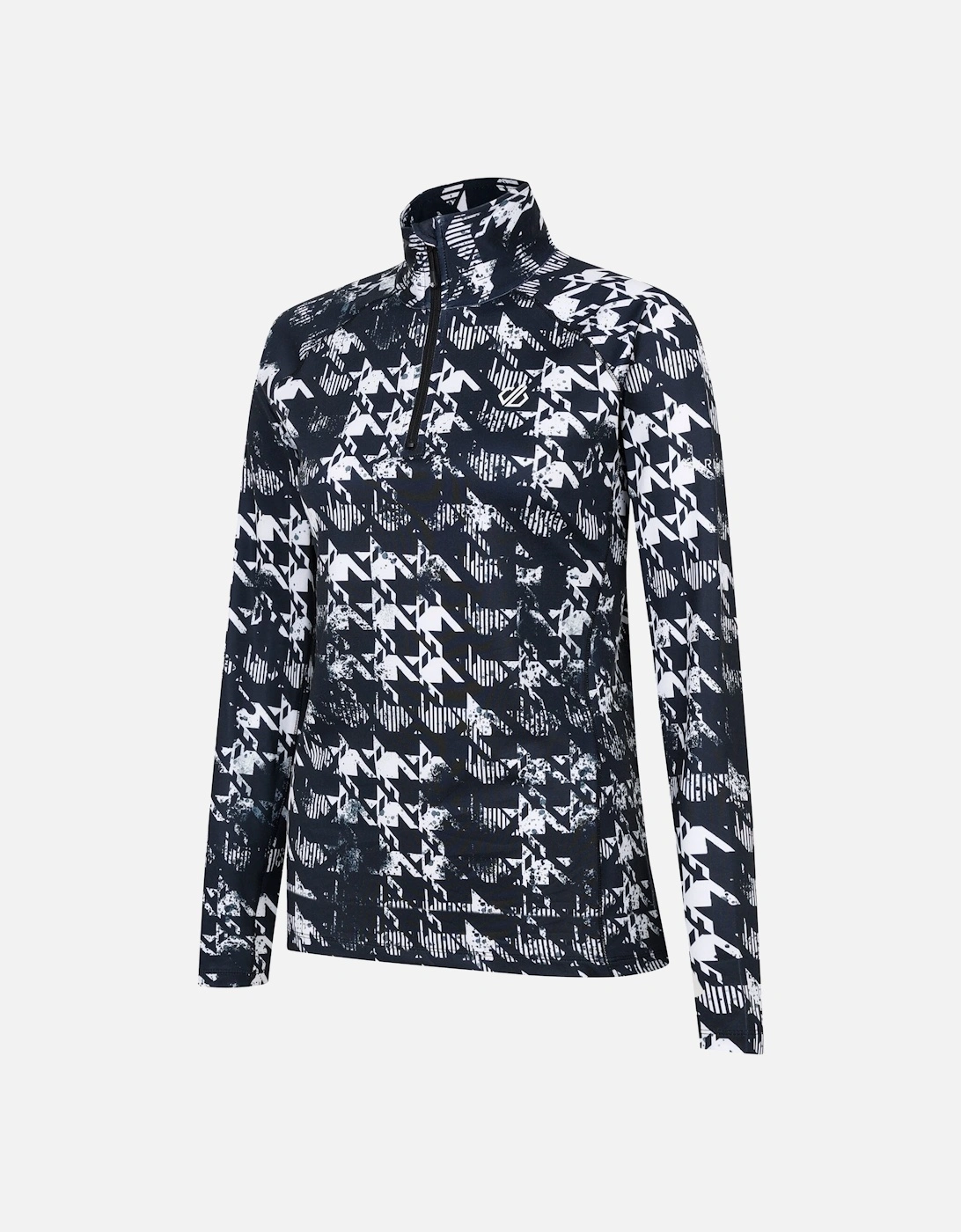 Womens/Ladies Divulge Dogtooth Core Stretch Lightweight Midlayer