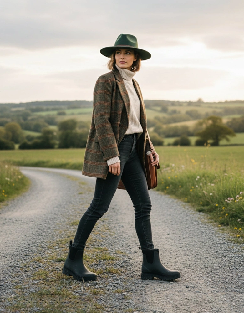 BROOKE Womens Wellington Boots Black