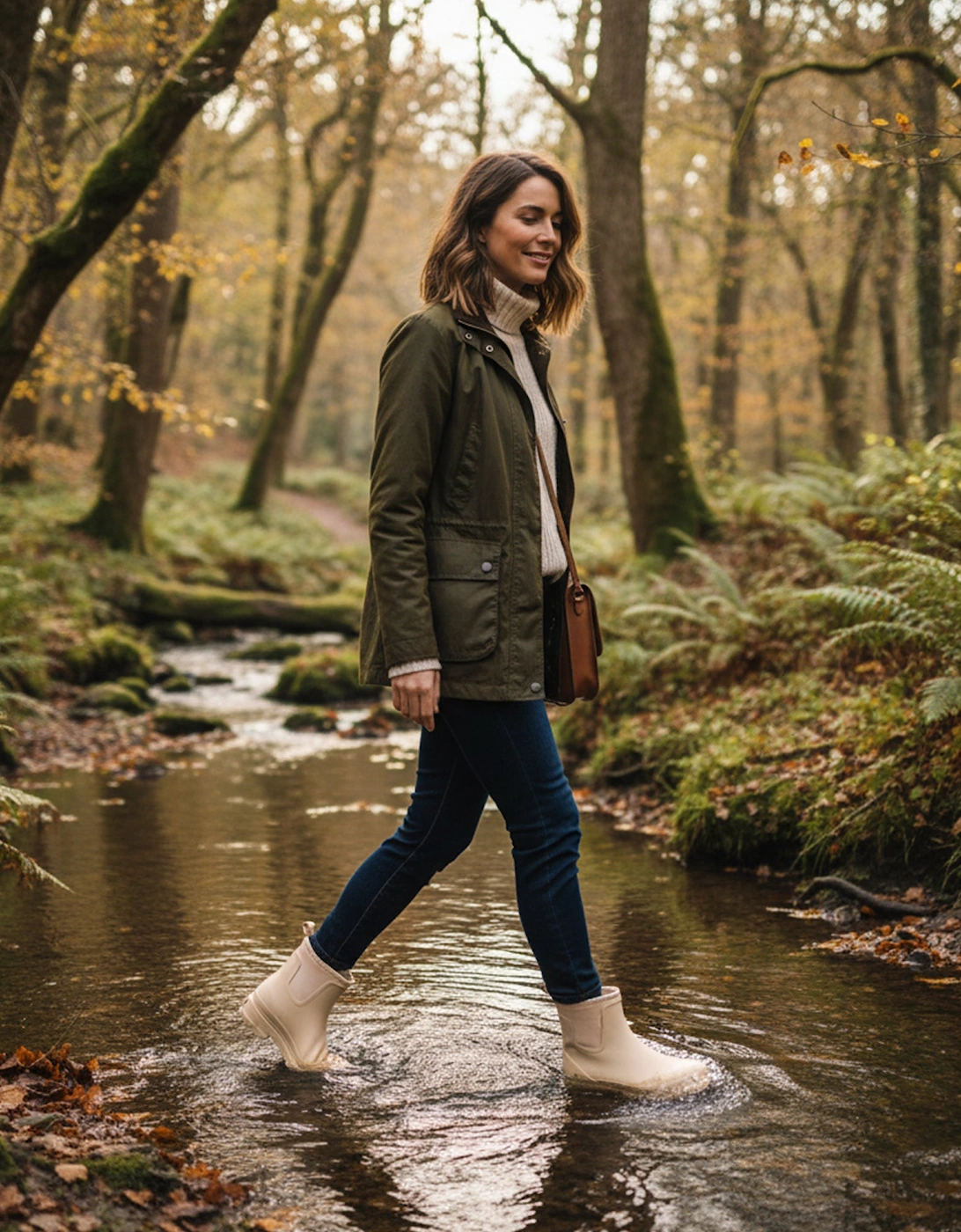 BROOKE Women Wellington Boots Mushroom