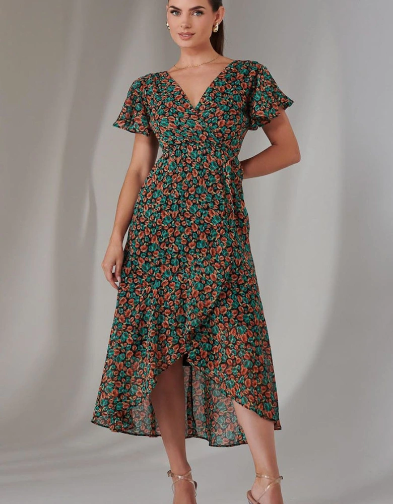 Petite High Low Midaxi Dress
