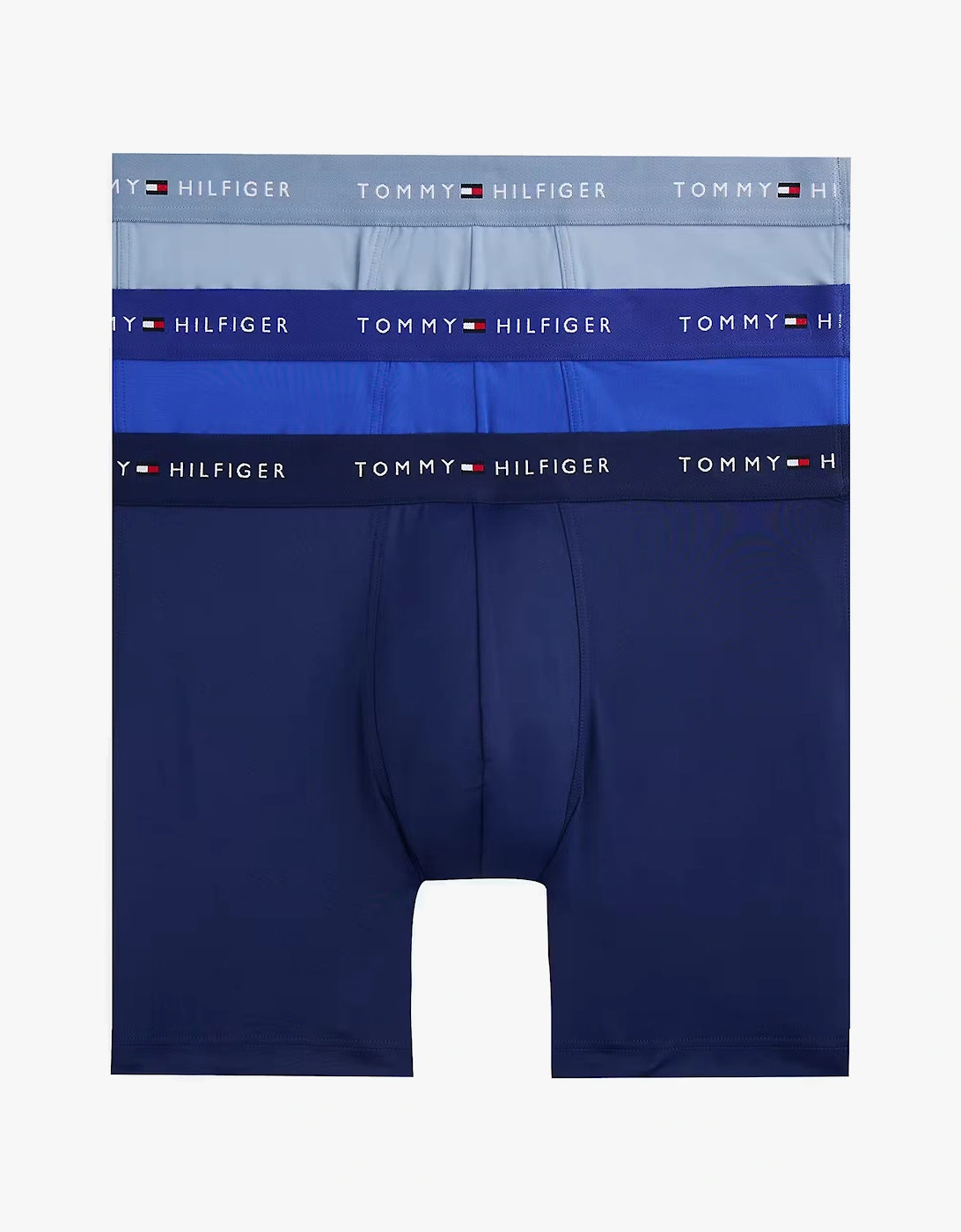 Mens Signature Microfibre 3 Pack Boxer Briefs Blue Multi, 5 of 4