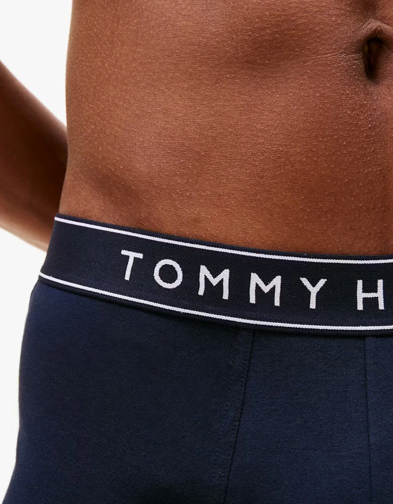 Mens 3 Pack Logo Waistband Trunks Multi
