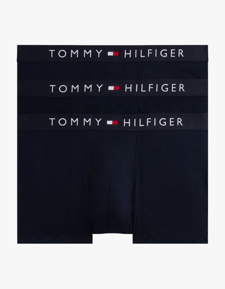 BOXER BRIEF 3 Pack Mens Cotton Stretch Navy