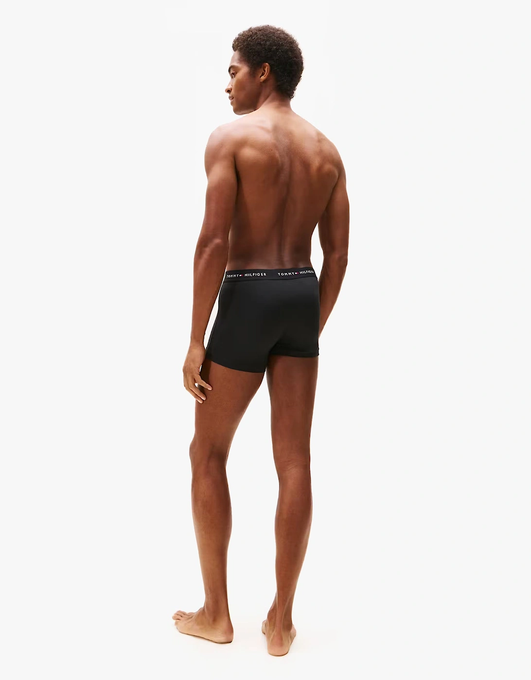 Mens 3 Pack Signature Microfibre Trunks Black, 3 of 2