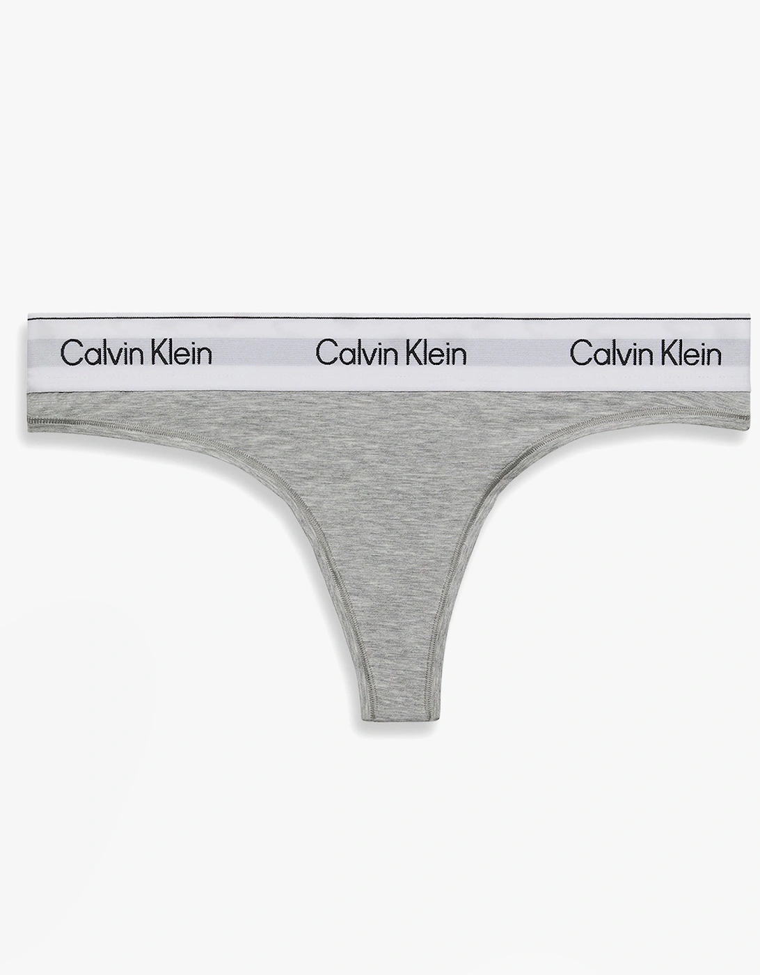 Icon Cotton Modal Womens Thong Grey, 5 of 4
