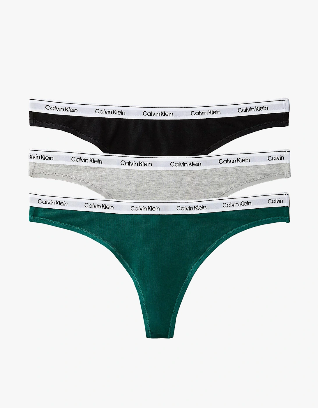 Womens Icon Logo 3 Pack Thong Multi, 2 of 1