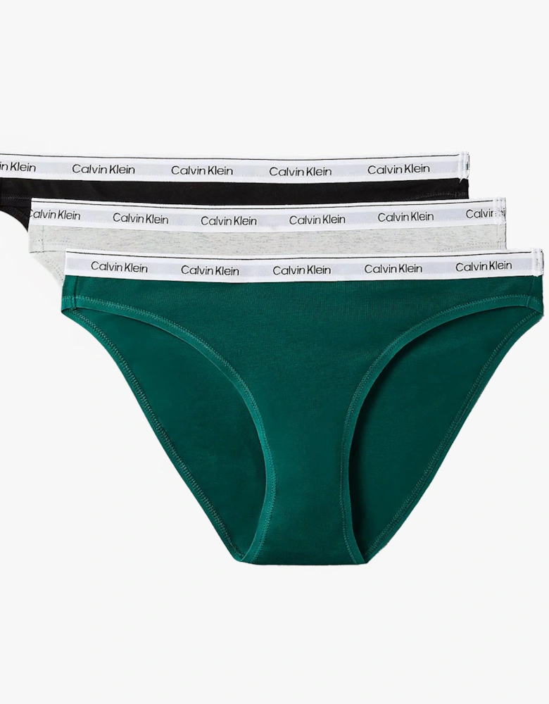 Womens Icon Logo 3 Pack Bikini Briefs Multi