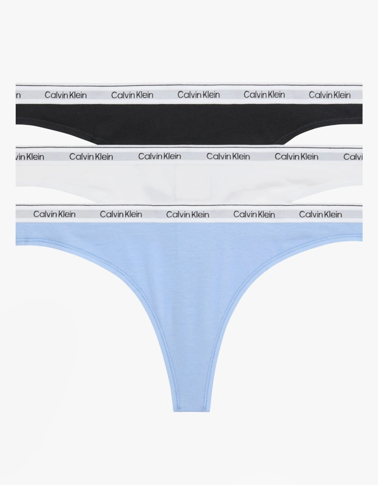Icon Cotton Modal Womens 3 Pack Thong Multi